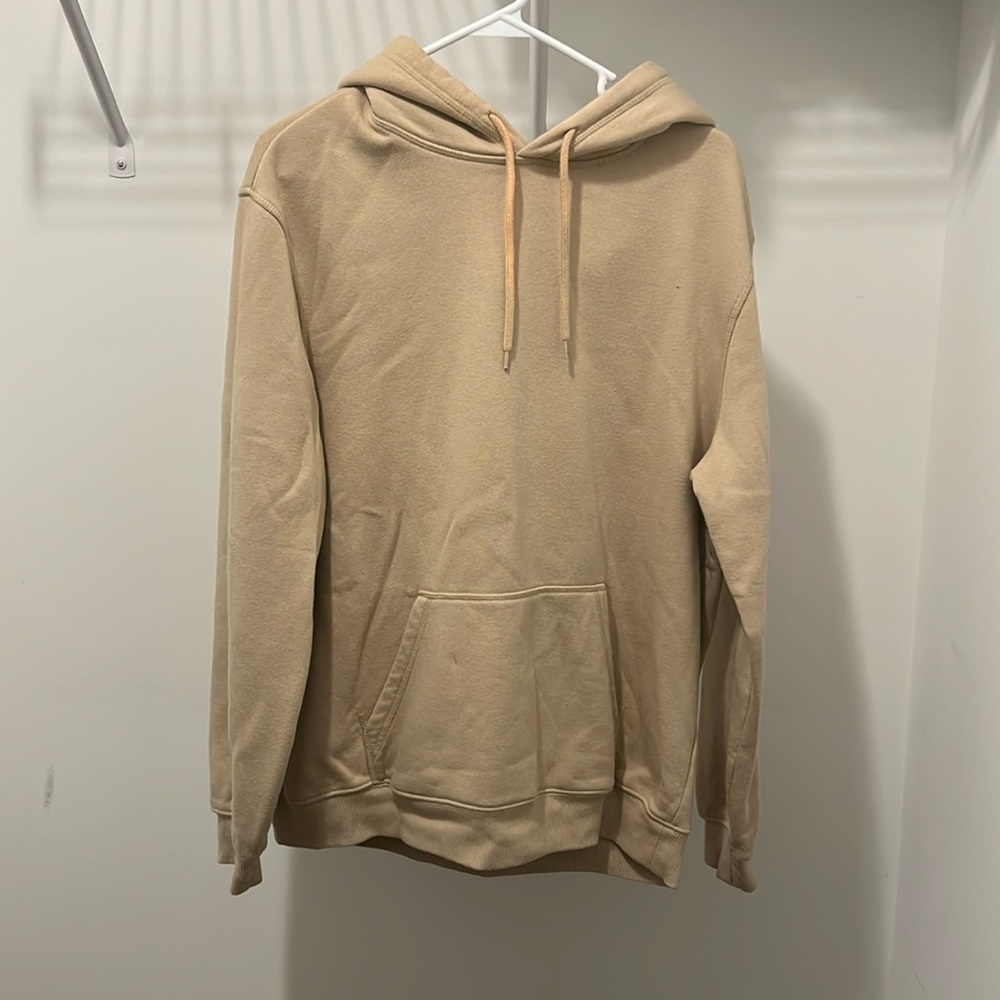 H&M relaxed fit tan hoodie